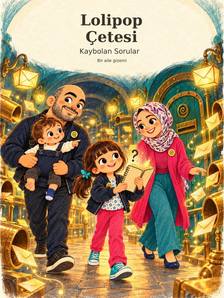 Lolipop Çetesi — Kaybolan Sorular, Bir aile gizemi kitap kapağı